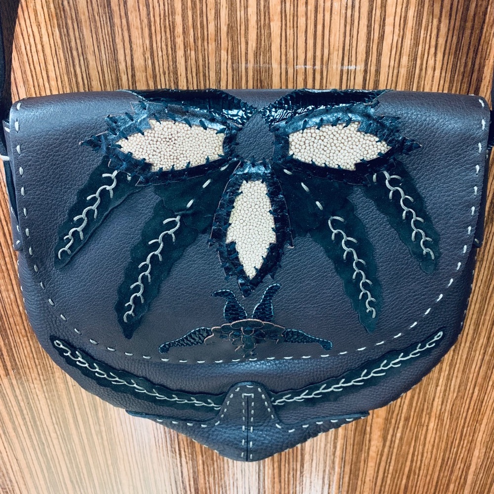 Fendi Leather Selleria Crossbody Bag